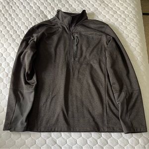 The North Face Men’s Dark Gray Half Zip Pullover - Size XL